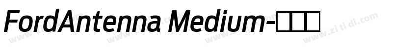 FordAntenna Medium字体转换